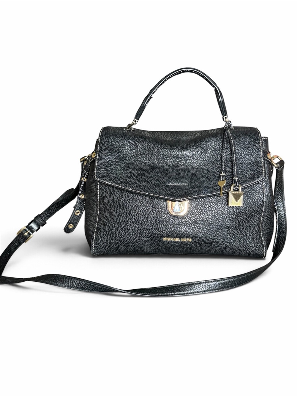 Michael Kors Bristol Medium Leather Satchel - Pebbled Leather